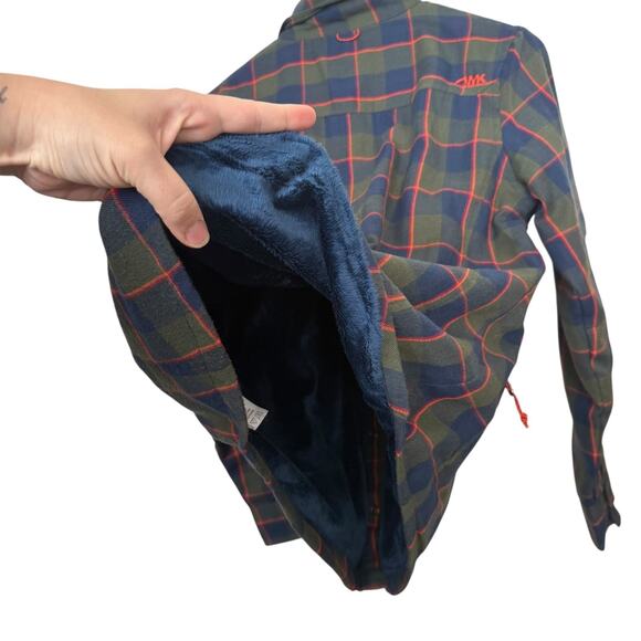 Mountain Khakis Christi Fleece Lined Flannel Shirt Jacket Plaid Medium - Picture 11 of 11